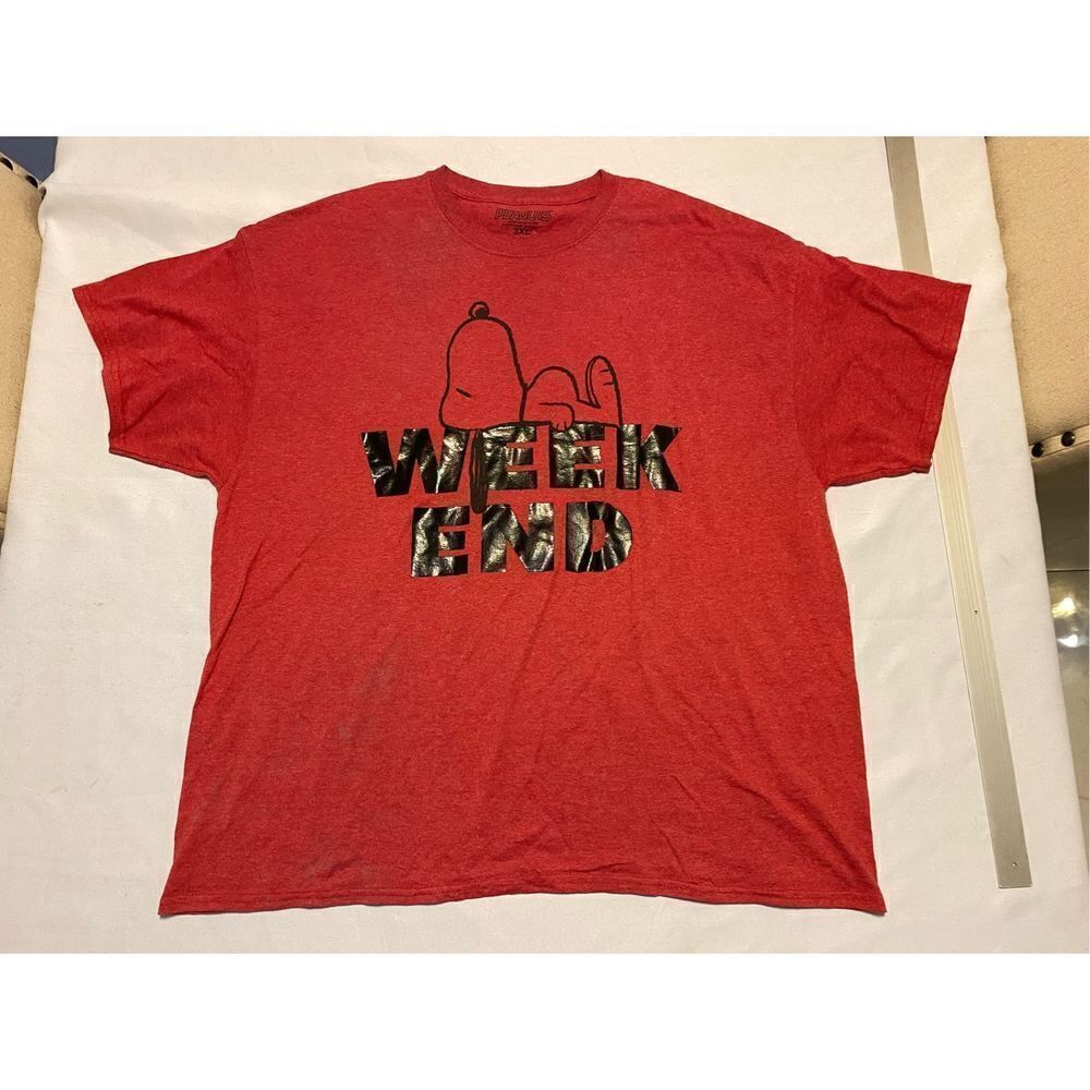 Snoopy Shirt Mens 3XL Peanuts Cartoon Week Ahead Tee